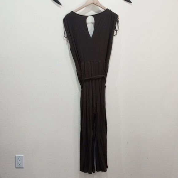 Anthropologie Moulinette Soeurs Alisande Cropped Knit Jumpsuit - Moss - Size M - Picture 8 of 14